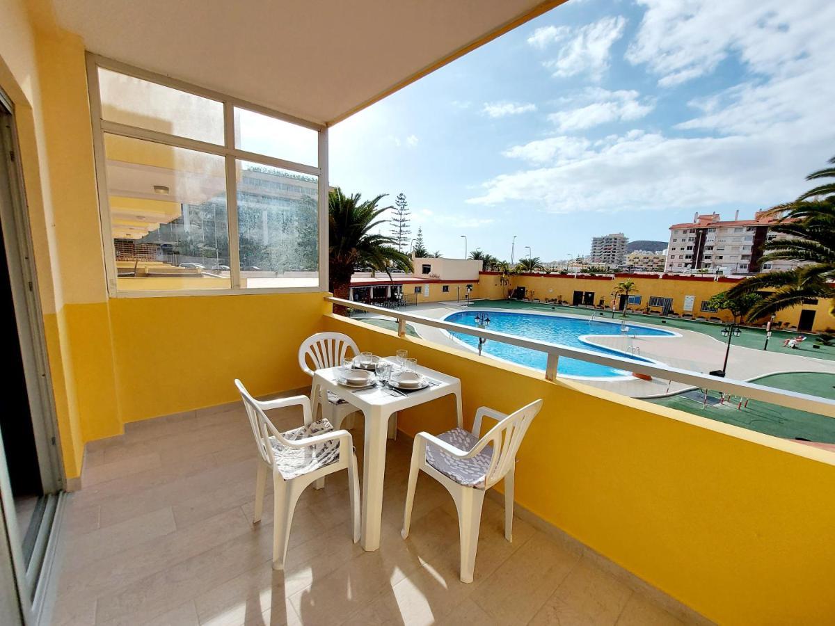 Sunny Cozy Nice Apartment Loscristianos Wifi,Pool Los Cristianos  Eksteriør bilde