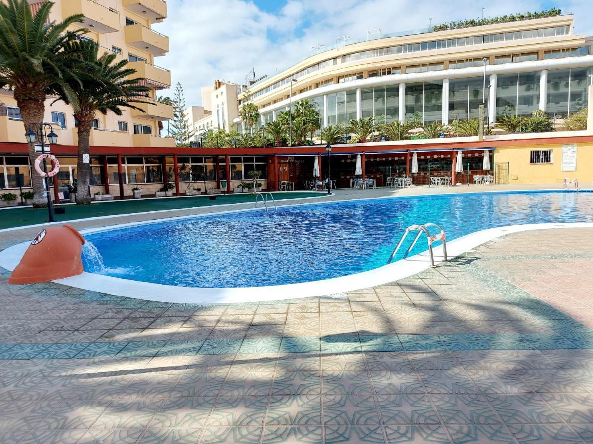 Sunny Cozy Nice Apartment Loscristianos Wifi,Pool Los Cristianos  Eksteriør bilde